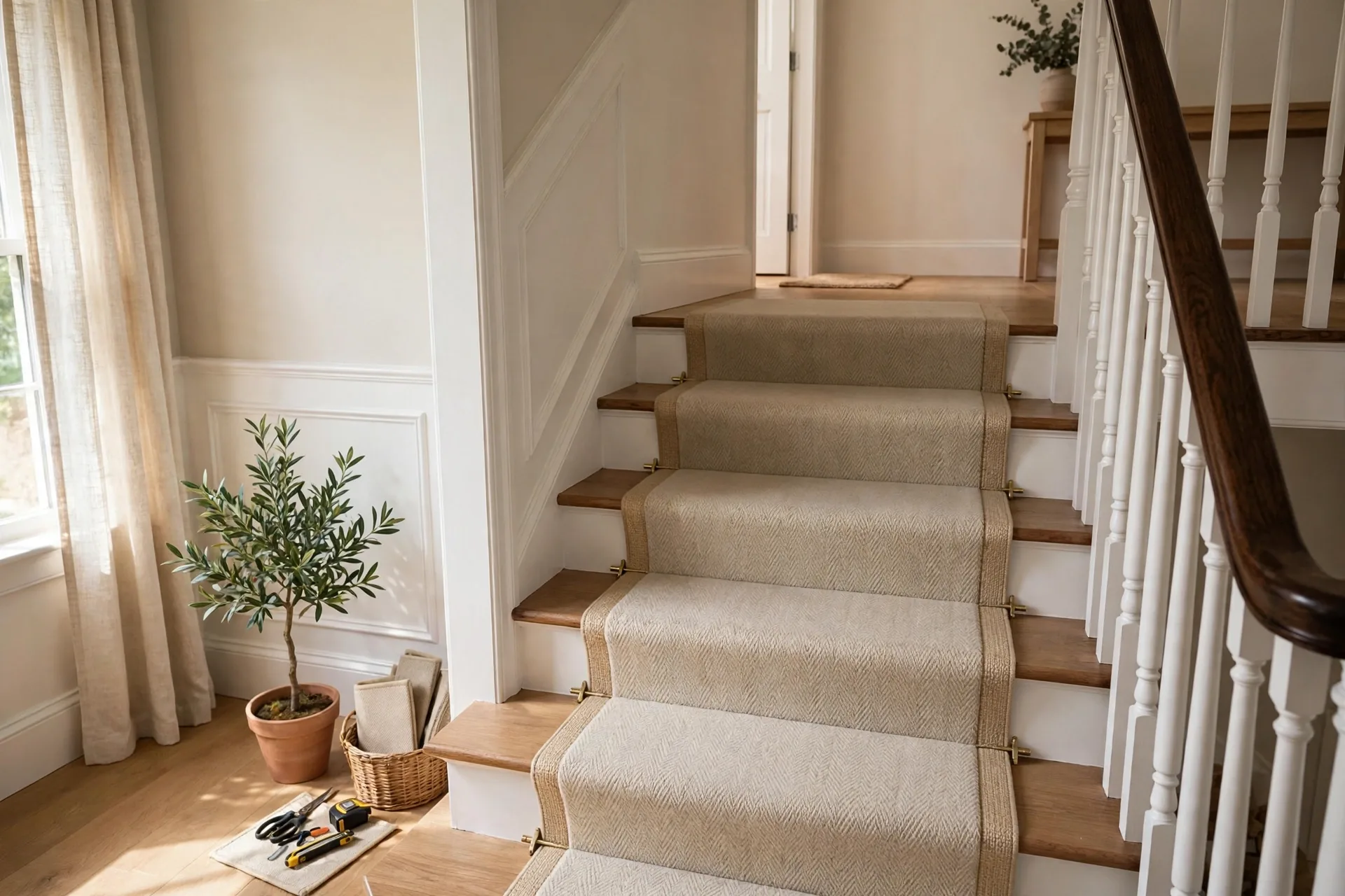 new mid-range carpet installed in a bright BC bedroom with quality underpad showing plush even pile