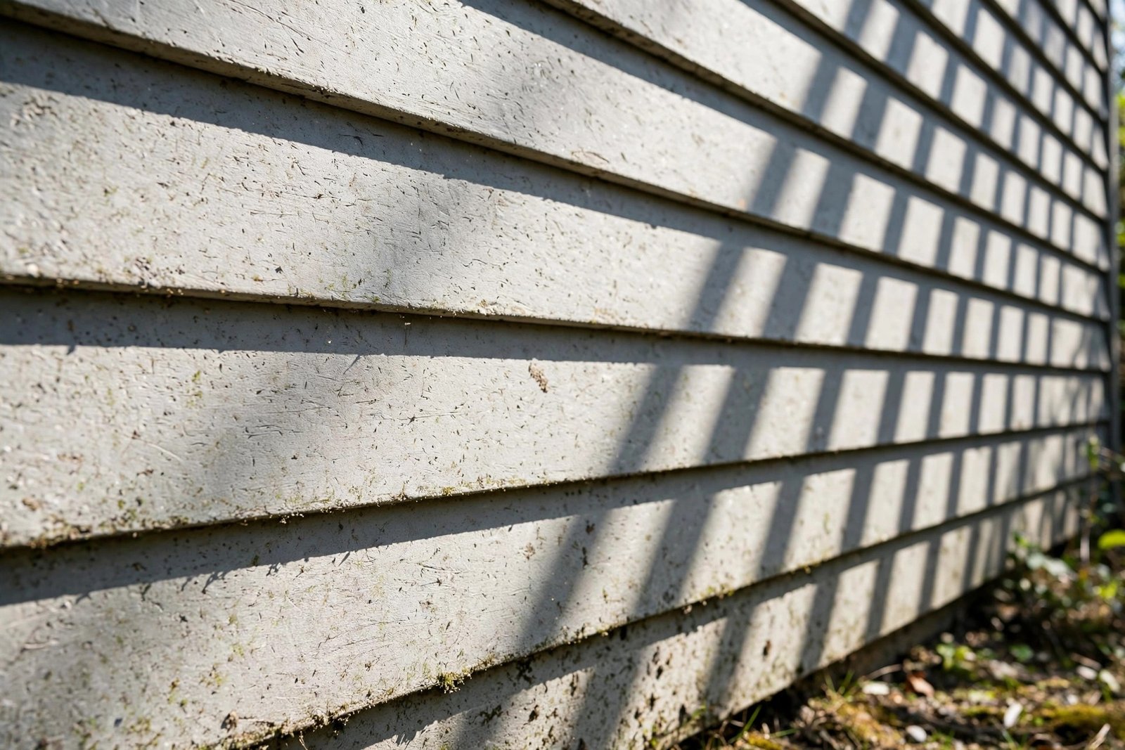 close-up of fibre cement siding boards installed on a home in the Fraser Valley